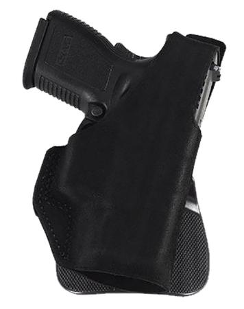 Galco PDL160B Paddle Lite  OWB Black Leather Paddle Fits S&W J Frame Fits Charter Arms Undercover Right Hand