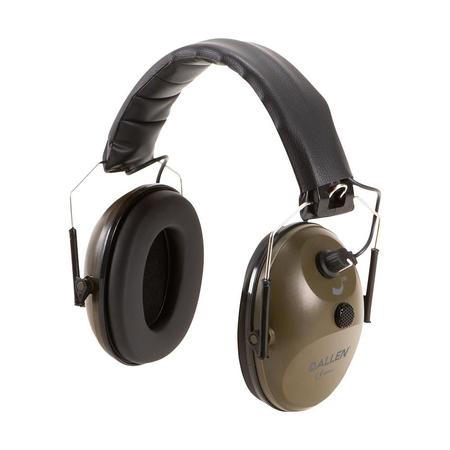 Allen Company Single Microphone Earmuffs Hearing Protection, Olive
