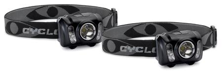 Cyclops CYCHL2102PK Headlamp  210 Lumens White Red/Green/White LED Bulb Black 2 Pack