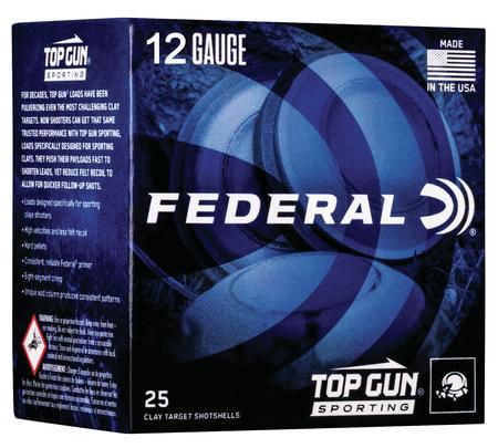 Federal TGS1288 Top Gun Sporting 12 Gauge 2.75