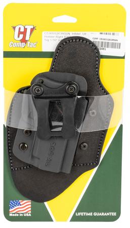Comp-Tac C538SS263R50N Infidel Ultra Max IWB Black Kydex/Leather Belt Clip Fits Sig P365XL Right Hand