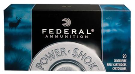 Federal 8A Power-Shok Hunting 8mm Mauser 170 gr Jacketed Soft Point (JSP) 20 Per Box/ 10 Cs