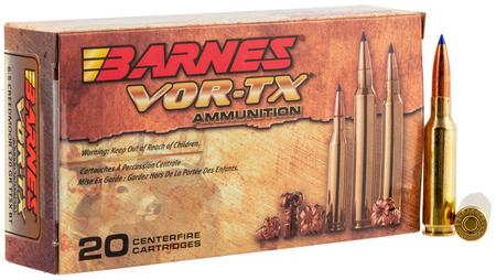 Barnes Bullets 30815 VOR-TX Centerfire Rifle 6.5 Creedmoor 120 gr Tipped TSX Boat-Tail 20 Per Box/ 10 Cs