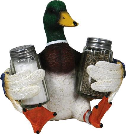 SALT AND PEPPER SHAKERS - DUCK