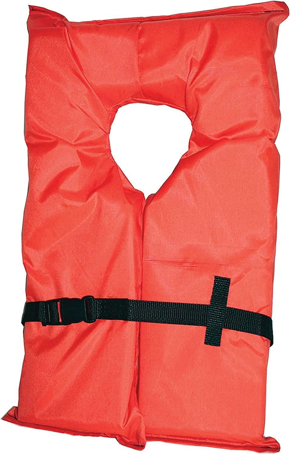  Kent Onyx Adult Oversize/Super Largetype 2 Uscg Approved Life Jacket, Orange (102000- 200- 005- 12)