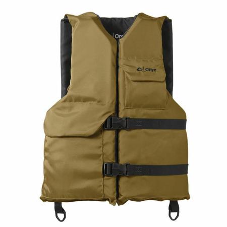 Onyx Outdoor® 116000-706-005-12 - Sport Large/3X-Large Tan/Black Life Vest