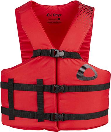 ONYX General Purpose Comfort Life Jacket Red Oversize