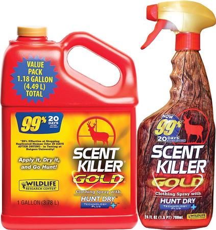 Wildlife Research Center® 1268 - Scent Killer™ Gold™ 1 gal/24 oz. Scent Kit