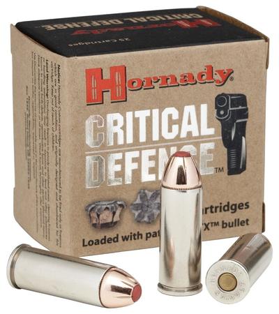 Hornady Critical Defense 38 Spl +P 110gr FTX 25rd box