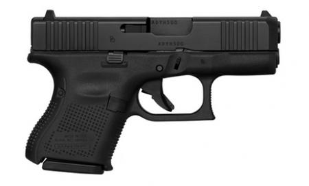 Glock G26 Gen5 Subcompact 9mm Pistol - Blue/Black, 3.43