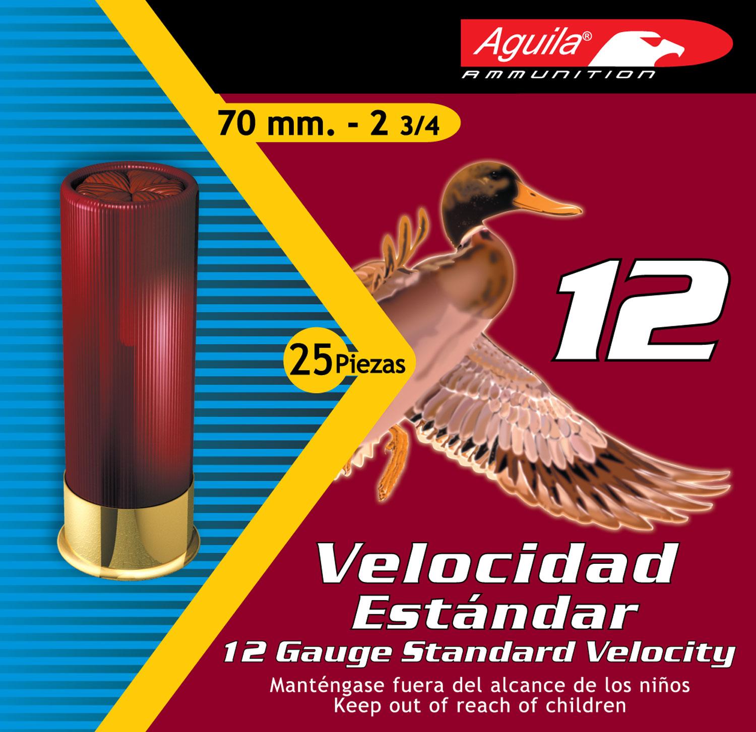  Aguila 1chb1216 Birdshot Standard Velocity 12 Gauge 2.75 