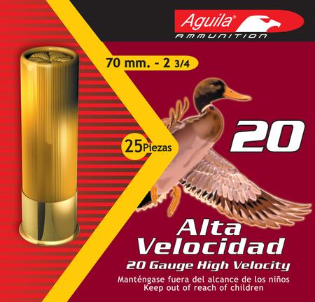 Aguila 1CHB2006 Birdshot High Velocity 20 Gauge 2.75