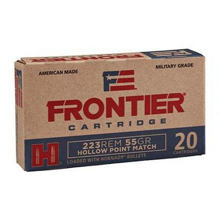 Hornady Frontier 223Rem 55gr Hollow Point 20rd box
