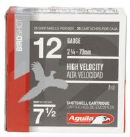 Aguila 1CHB1207 Birdshot High Velocity 12 Gauge 2.75