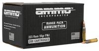 Ammo Inc 223055FMJA200 Signature Personal Defense 223 Rem 55 gr Full Metal Jacket (FMJ) 200 Per Box/ 6 Cs