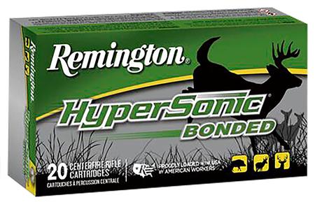 Remington Ammunition 29119 HyperSonic Bonded Hunting 308 Win 150 gr PSP Core-Lokt Ultra Bonded (PSPCLUB) 20 Per Box/ 10 Cs