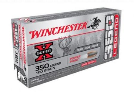 Winchester Ammo X3501 Power-Point  350 Legend 180 gr Power-Point (PP) 20 Per Box/ 10 Cs