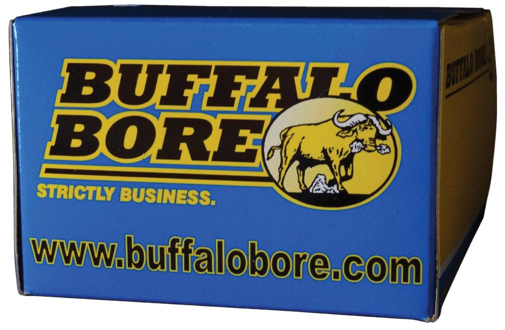  Buffalo Bore Ammunition 8g Buffalo- Barnes Strickly Business 45- 70 Gov 350 Gr Barnes Tsx Flat Nose Lead Free 20 Per Box/12 Cs