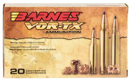 Barnes Bullets 22013 VOR-TX Centerfire Rifle 300 Wthby Mag 180 gr Tipped TSX Boat-Tail 20 Per Box/ 10 Cs