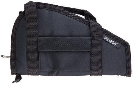 Bulldog BD601 Pistol Rug  Medium Size made of Water-Resistant Nylon with Black Finish, Velcro Accessory Pocket, Thick 1.75