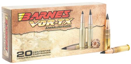 Barnes Bullets 30827 VOR-TX Centerfire Rifle 300 Blackout 120 gr TAC-TX Boat-Tail 20 Per Box/ 10 Cs