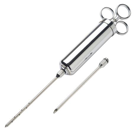 4 OZ. COMMERCIAL MEAT INJECTOR WITH 2 NEEDLES