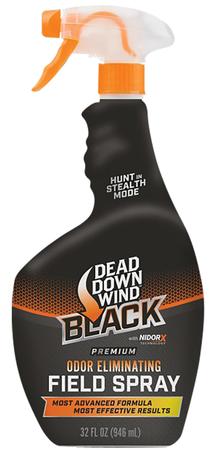 Dead Down Wind 137320 Black Premium Field Spray Odor Eliminator 32 oz Trigger Spray