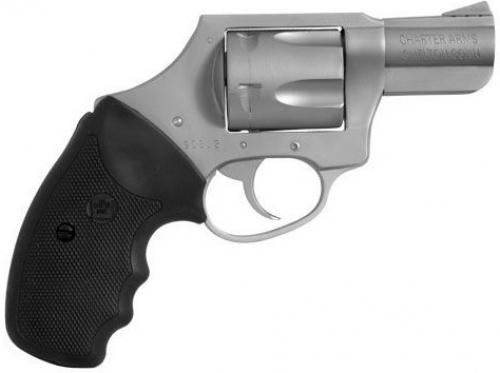  Charter Arms Mag Pug Revolver 357 Mag.Stainless Full Grip Double 2.2 In.5