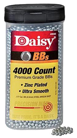 Daisy 40 Bottle .177 BBs Zinc-Plated Steel 4000ct