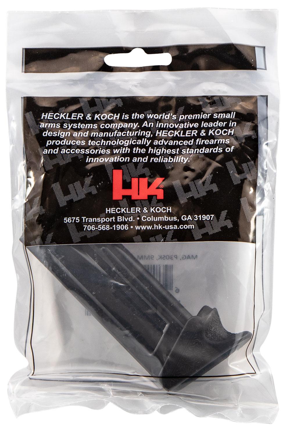  Hk 239363s Oem Black Detachable 10rd 9mm Luger For H & K Vp9sk, P30sk