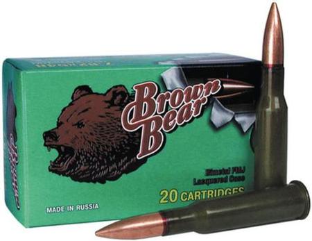 Brown Bear 223 62gr  Rifle Amm