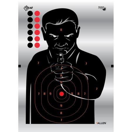 EZ Aim 12-Inch Human Silhouette Target By Allen, 4 Per Pack