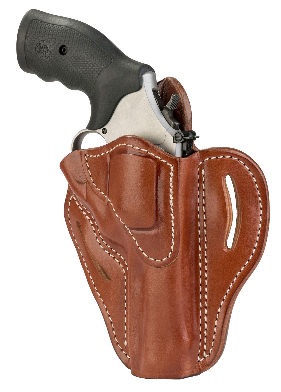  1791 Gunleather Rvh2cbrr Rvh2 Owb Size 02 Classic Brown Leather Belt Slide Fits Ruger Gp100/S & W K Frame Right Hand