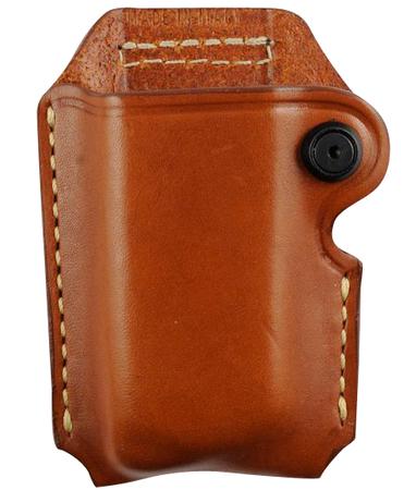 Blackhawk 420901BN Double Stack Mag Pouch 9mm Luger,40 S&W,45 ACP Brown Leather